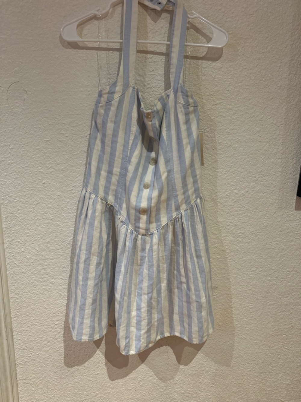 Universal Thread Blue and White Striped Mini Dress